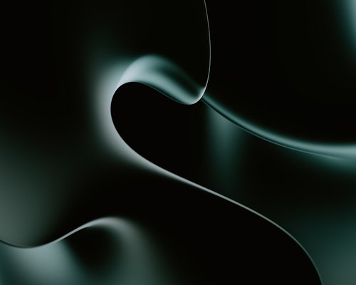 Dark abstract communication waves